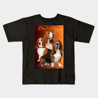 Basset Hound Composite Kids T-Shirt